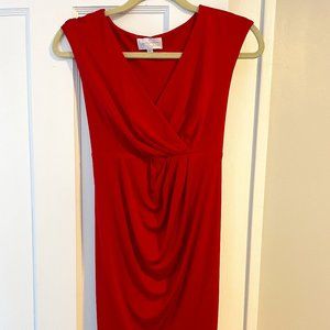 Jessica Simpson Red Maternity Dress